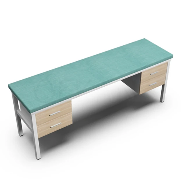 Hospital Medical Furniture Patient Examination Bed Clinic Table Couch Multi Functional Examination Bed with Cushion