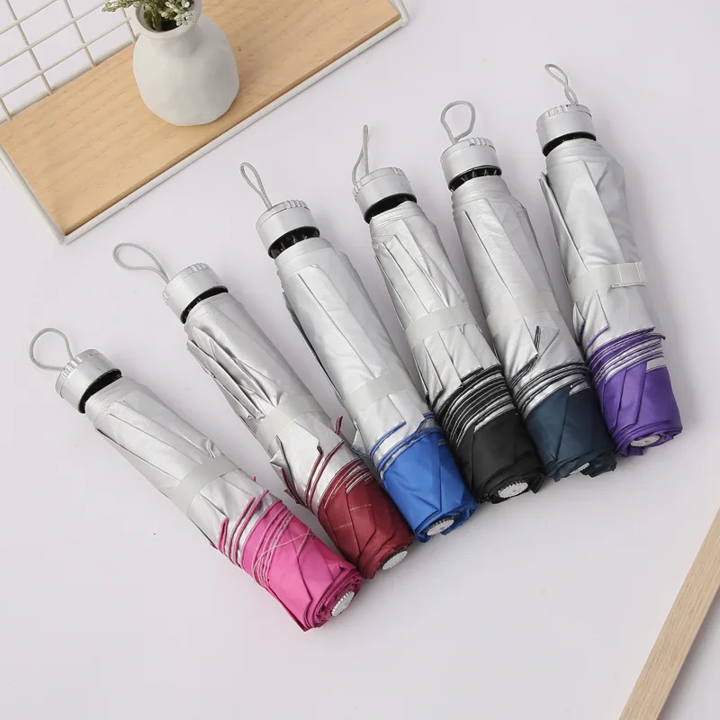 best Umbrella Factory Wholesale Cheap Price the Three 3 Folding Umbrellas Manual UV Coating Custom Umbrella with Logo