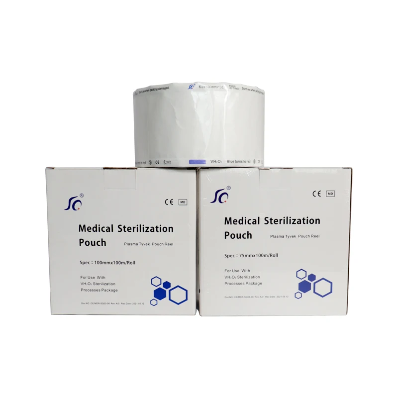 cheap Plasma Sterilization Medical Packing Tyvek Pouches Roll supplier
