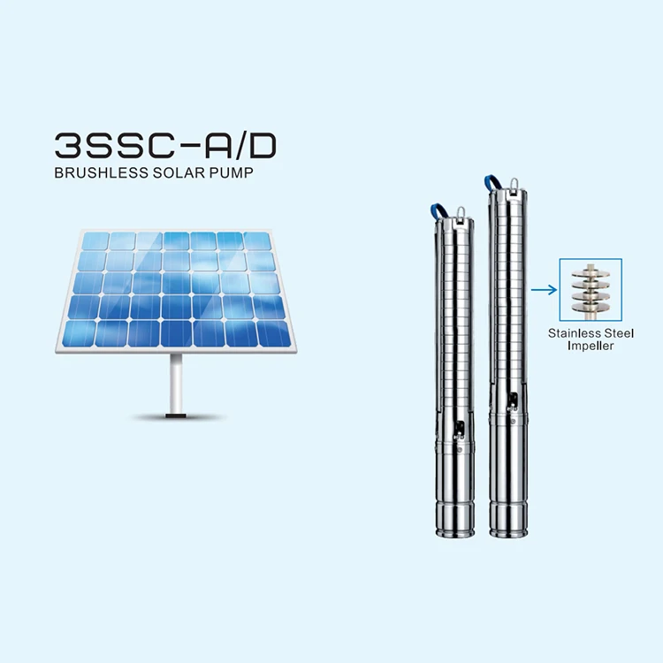 RIDA Wholesale 3 Inch Agricultural Irrigation Water Pump System Borehole Deep Well Pump With Pump Controller