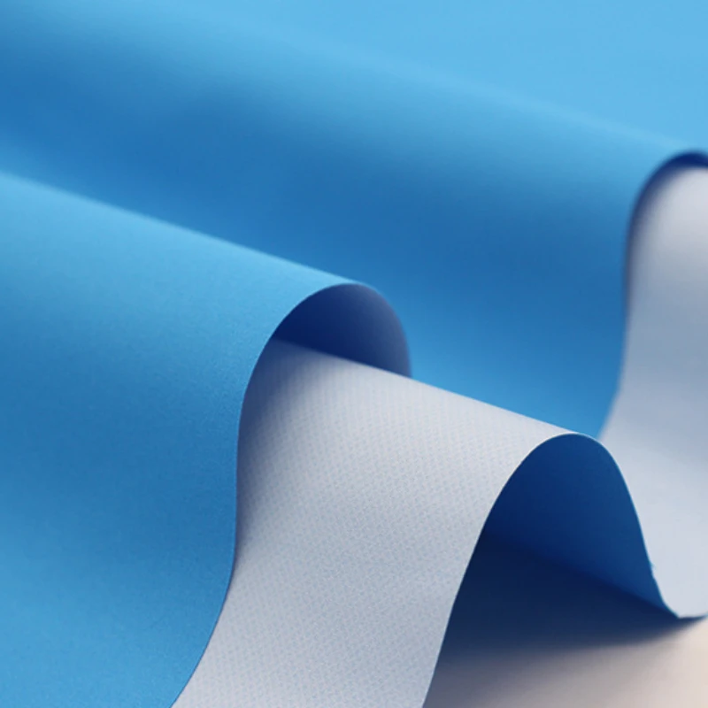 In stock 75D cotton memory TPU milky white film fabric waterproof breathable functional windbreaker shell jacket fabric