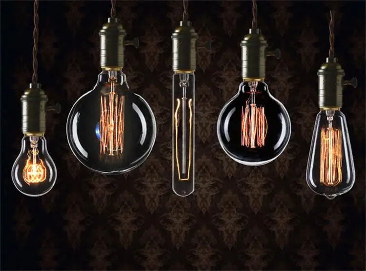 Antique decorative lamp incandescent bulb 120V 220V 40w E26 E27 Edison Bulb ST64