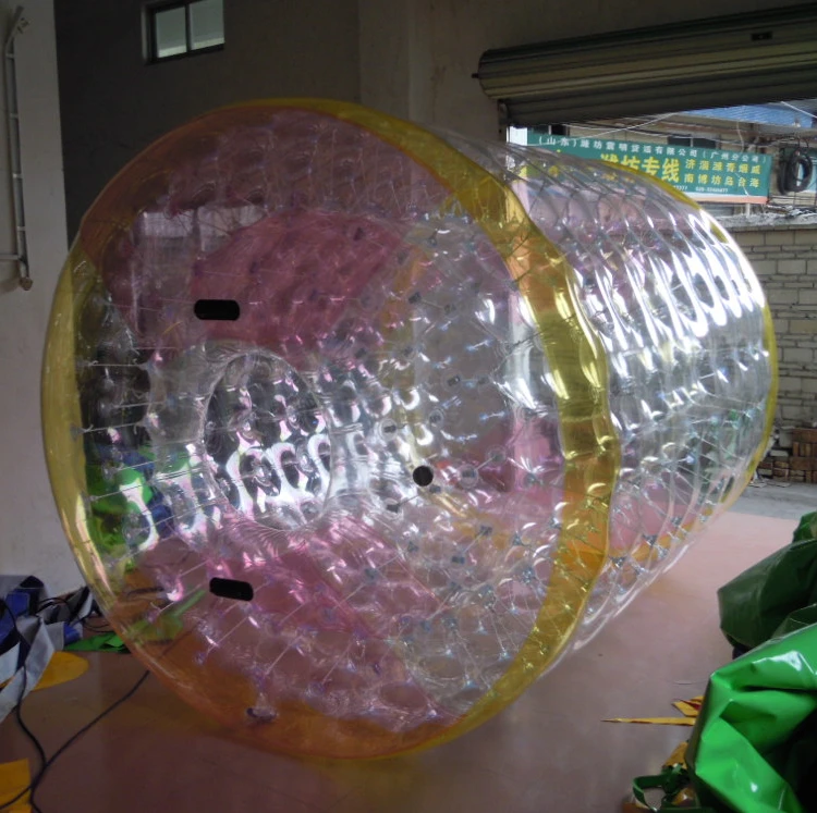 2024 PVC inflatable hamster ball adults TPU inflatable water walking roller human water zorbing ball