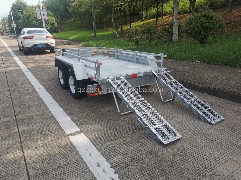 Tandem Trailer Small Mini Excavator Car Trailer