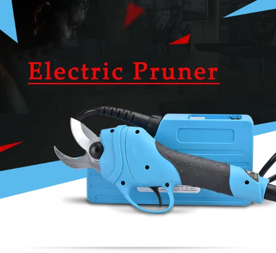 2023 Hot Sale Garden Tool Handhleld Adjunstable Blue Electric Tree Pruner