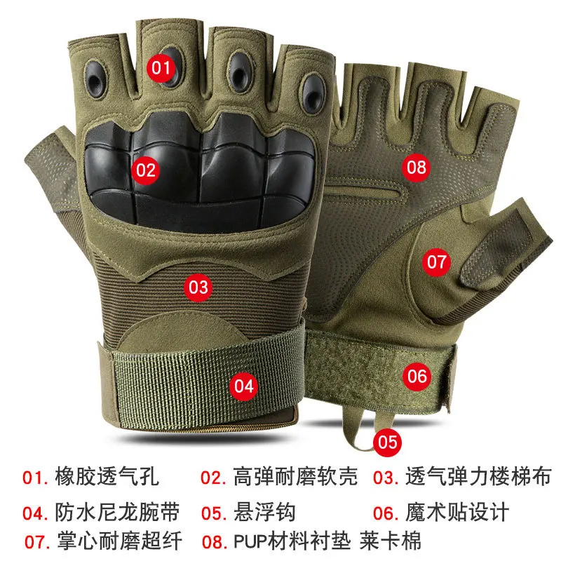 Customize factory OEM Wholesale anti slip tactical Cycling Bicycle Bicycling Mountain Bike Glovees