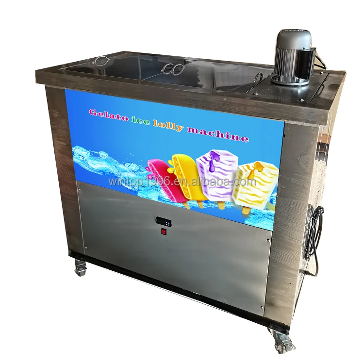 Guangzhou Supply 4 mold fruit popsicle machine 12000Pcs ice lolly maker Yogurt Sorbet Machine Factory