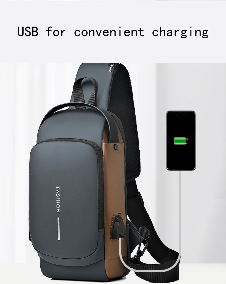 Водонепроницаемая спортивная сумка с USB-разъемом