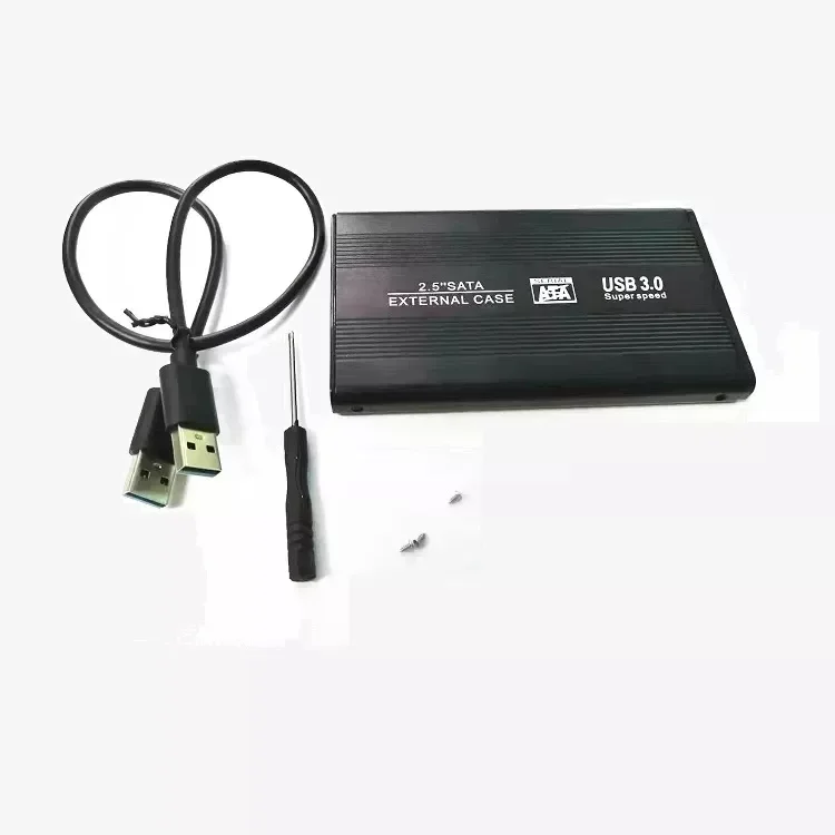 Aluminum alloy Hard Disk Case USB 3.0 SATA HD HDD transcend external Hard Disk Drive Enclosure External Case Box