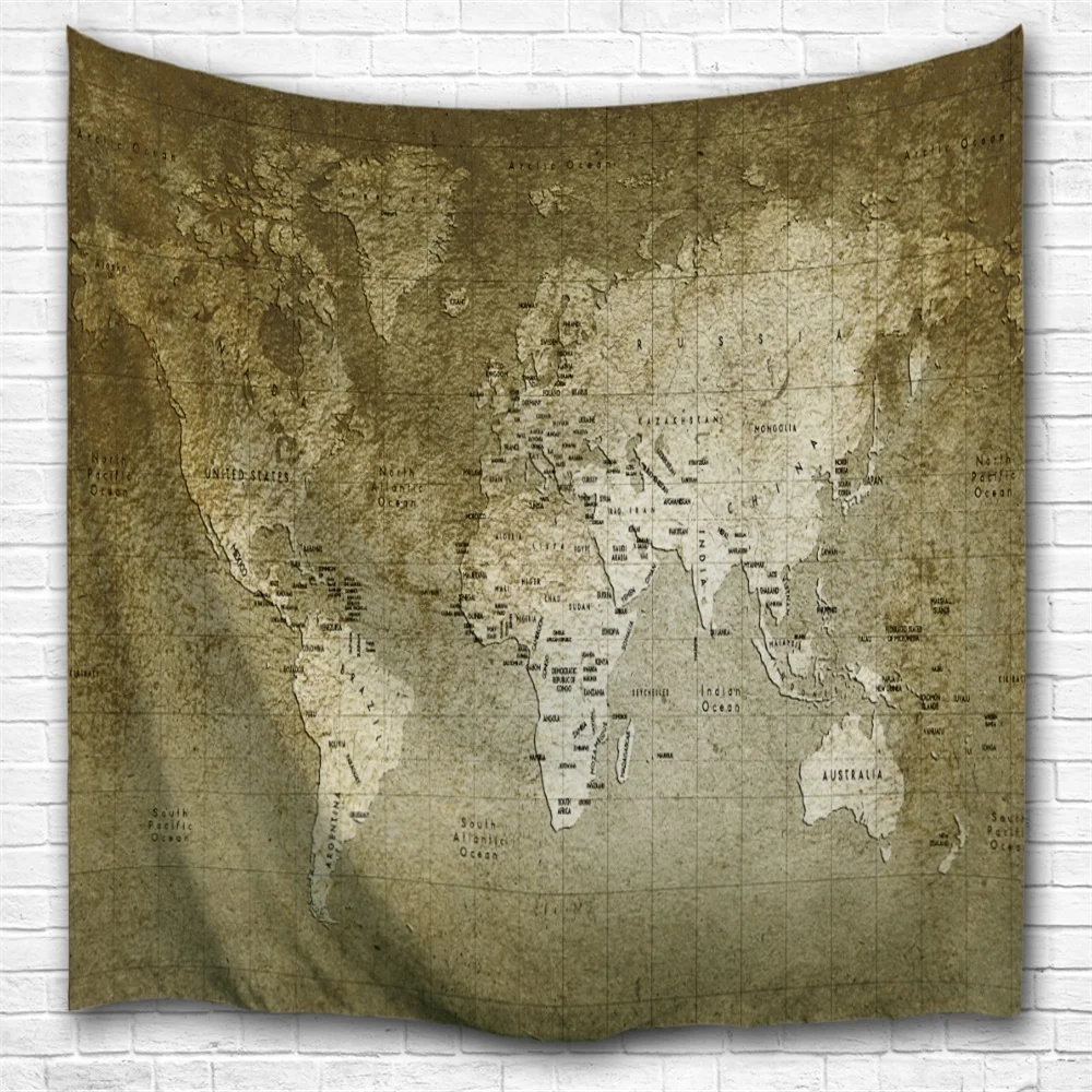 New arrival digital printed scratch off world map poster