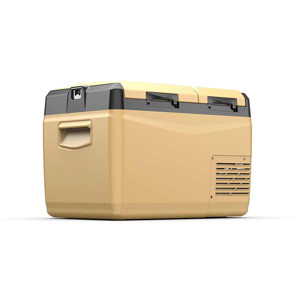 Alpicool KLD35 Portable Camping Freezer Function Top Fridge 12V Dual Use Cooler Box Dual Zone Car Refrigerator with CuP Holders