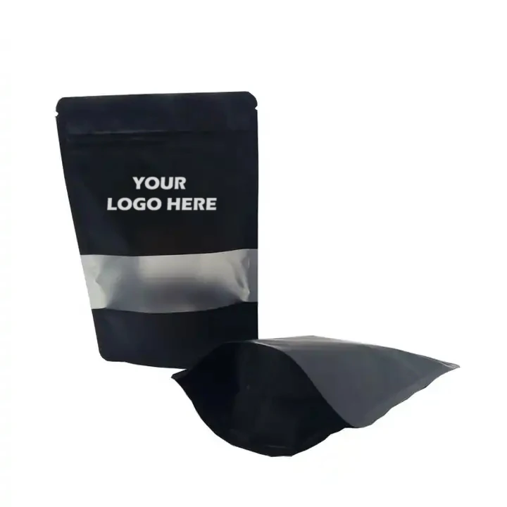 Индивидуальный чехол-подставка, самодостаточный пластиковый пакет, матовая прозрачная оконная солевая упаковка для пищевой промышленности