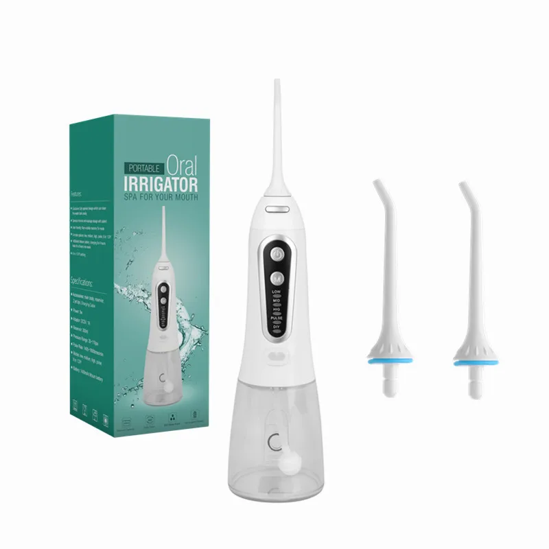 
Personalized portable water flosser Cordless oral irrigator with 300ml water tank and innovative DIY custom mode 