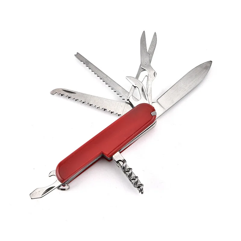 Outdoor Camping Accessories EDC Customize Logo 17 In 1 Pocket Multi Function Key Chain Tool