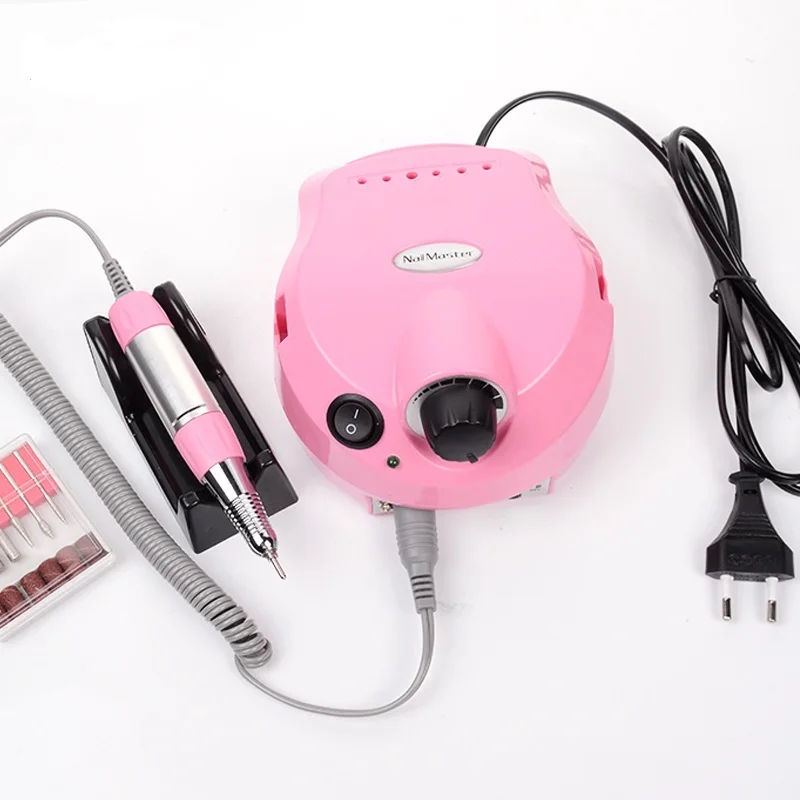
35000RPM Electric Nail Drill Machine Polisher Tools Nail Art File Bits Manicure Kit Acrylic Nail Drill File Pedicure Set 