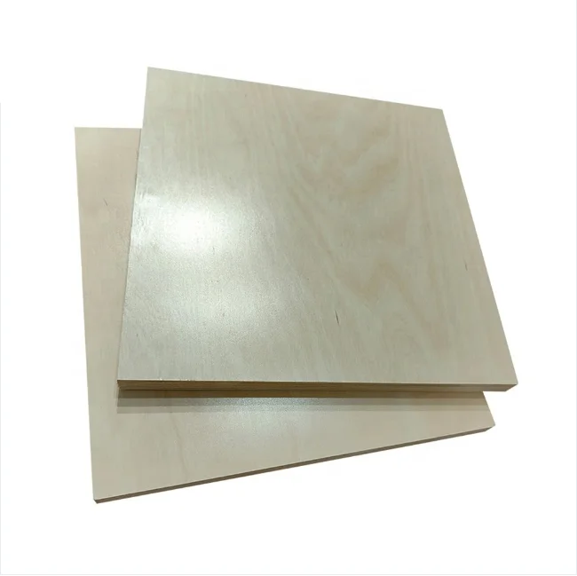 high glossy uv maple plywood 4*8 16mm 18mm uv clear coated birch plywood for making cabinets