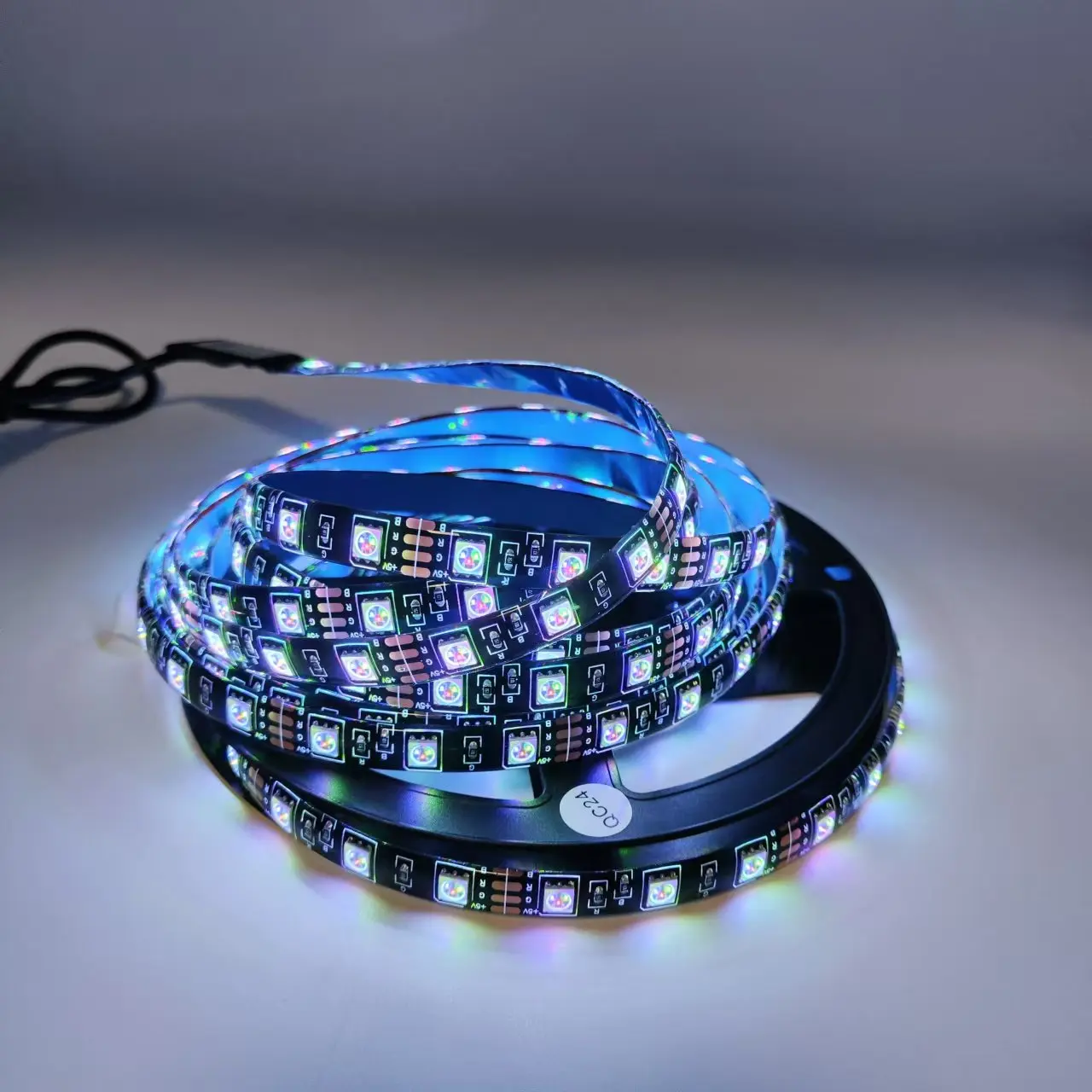 12V Flexible RGB Smart LED Strip Music Sync App Remote Control USB 5V Bedroom TV PC Backlight Ambient SMD 5050 Led Strip Light