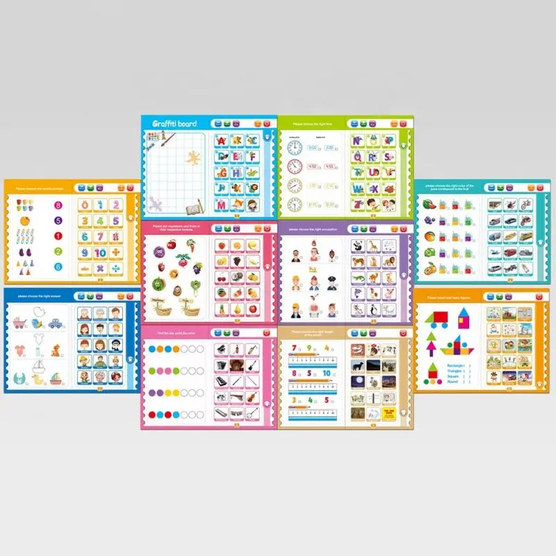 Children English Learning Touch Reading Sound Book Kids E Audio Electronic books with Certificate