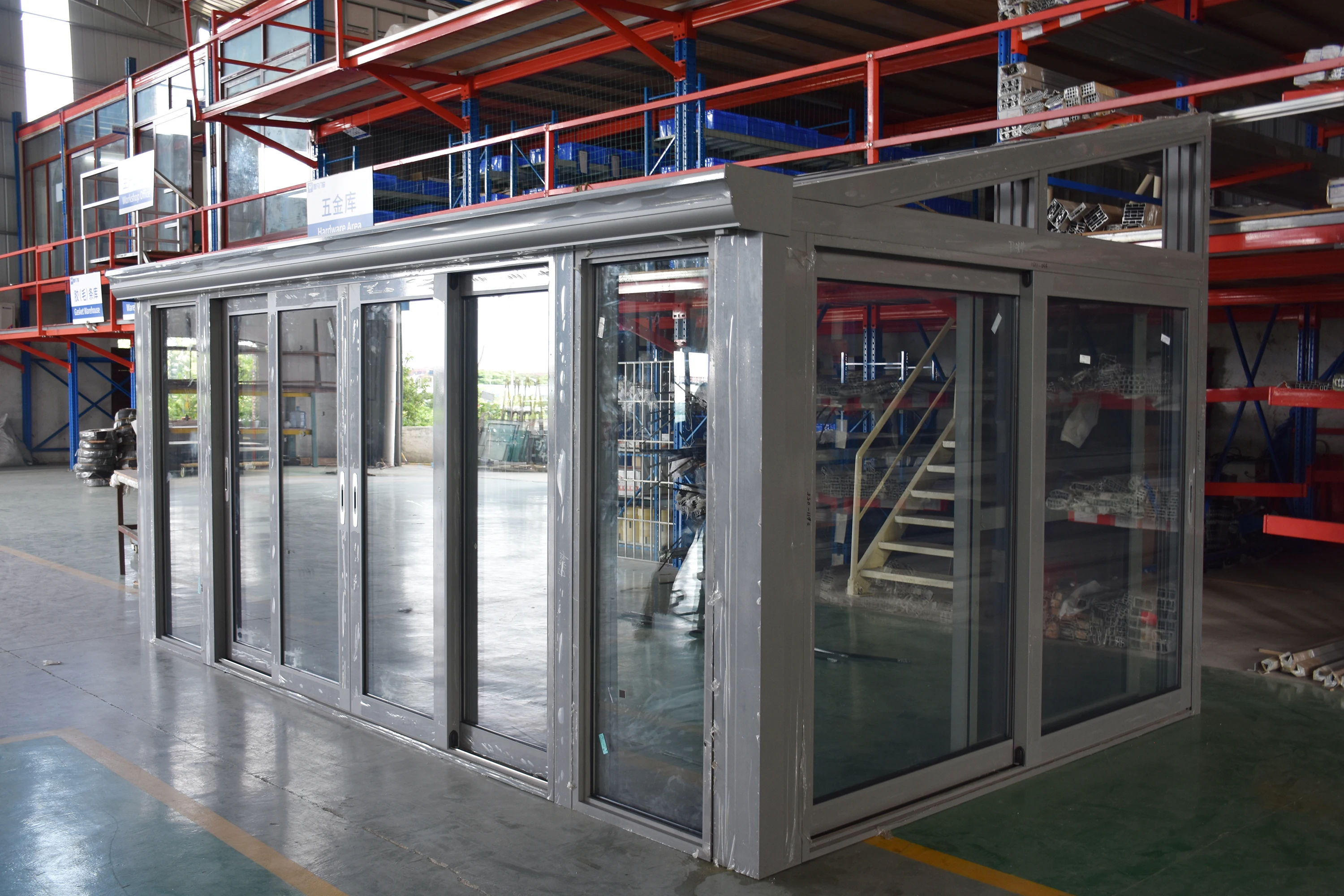 aluminium made garden summer glass houses