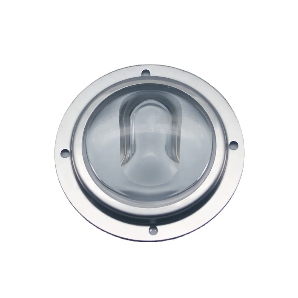 65mm cob 100w clear glass convex lens for led Street Lighting Road Lamp