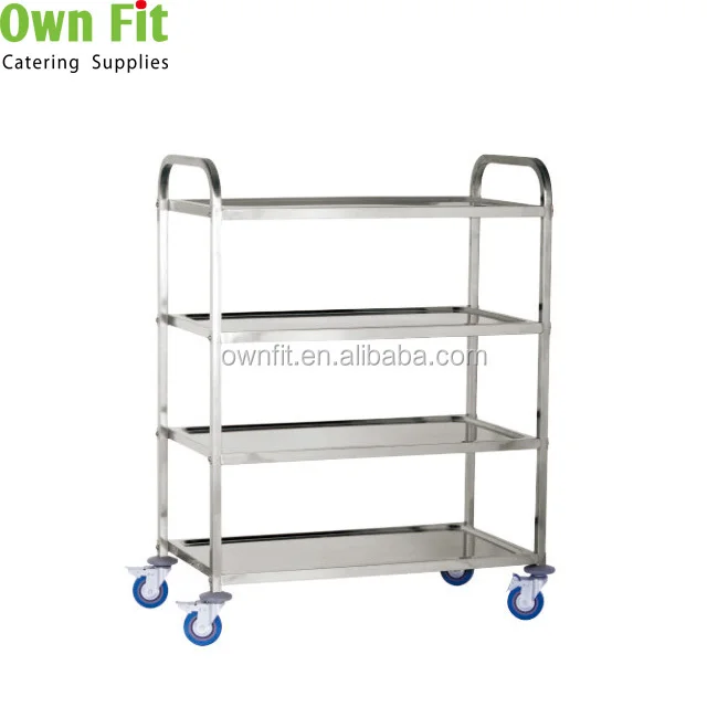 Commercial Stainless Steel Dish Cart with Clearing Bowl New Condition Kitchen Equipment for Hotels and Restaurants
