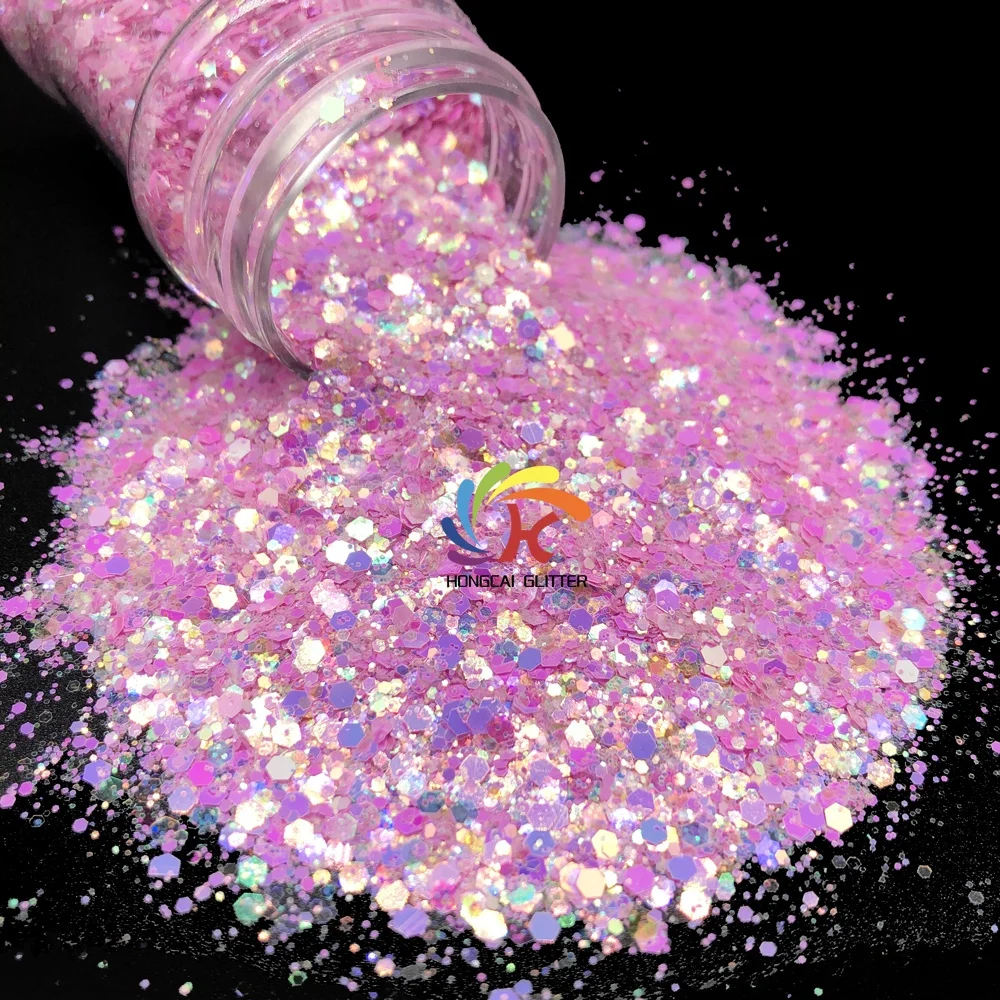 bulk decoration polyester chunky mix glitter art cosmetic body glitter
