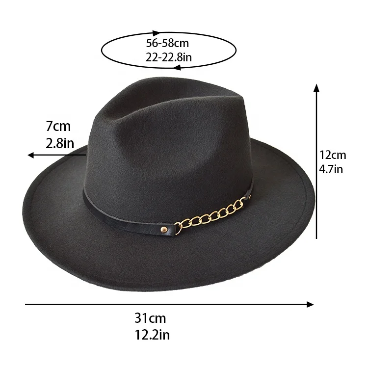 Fashion High Quality Outdoor Wool Jazz Hat Unisex Autumn Winter Retro Ribbons Fedora Panama Hats