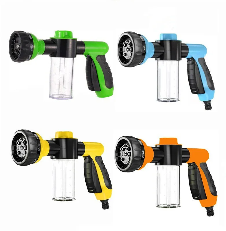 ABS Water Spray Nozzle with Heavy Duty 10 Adjustable Watering Patterns
