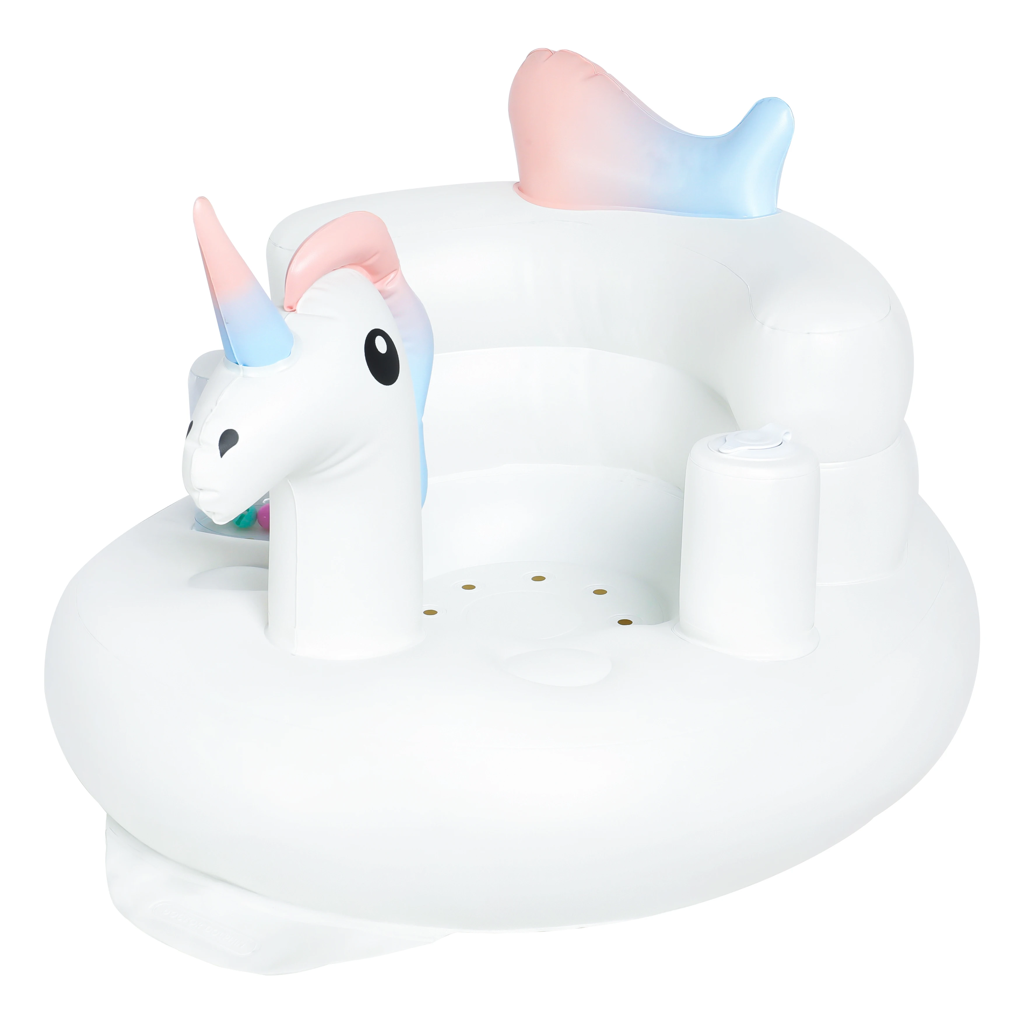 Doctor Dolphin new design product cartoon home indoor unicorn chair commercial baby sofa inflatable