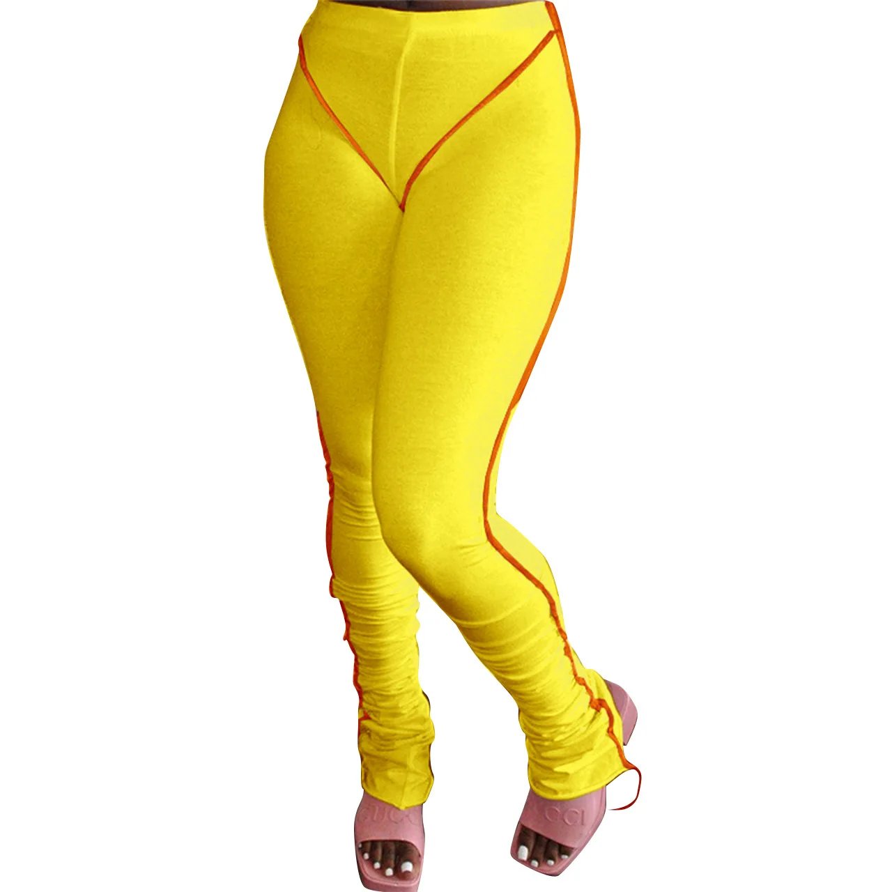 Trending Products 2021 New Arrivals Stacked Sweat Pants Leggings Fit Slim Fall Sauna Pants