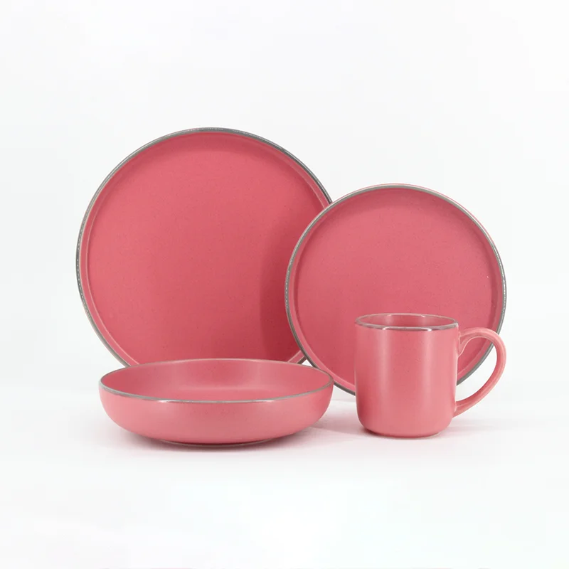 Новый дизайн набор фарфоровой посуды