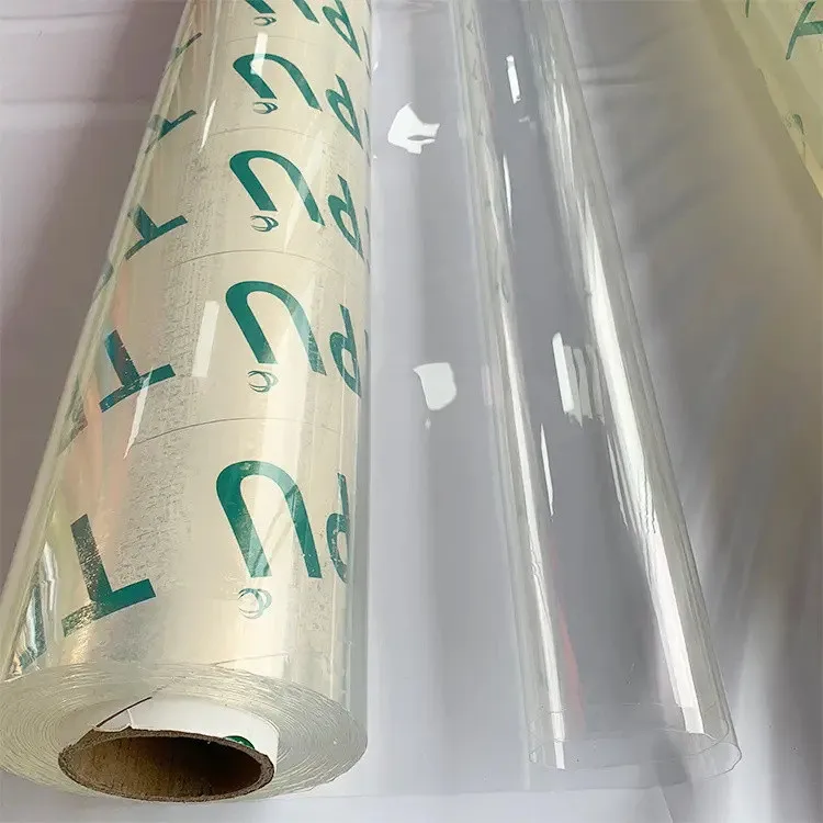 China Wholesale High Elastic TPU Ultra Transparent Matte Film Polyurethane Raincoat Super Clear Tpu Film