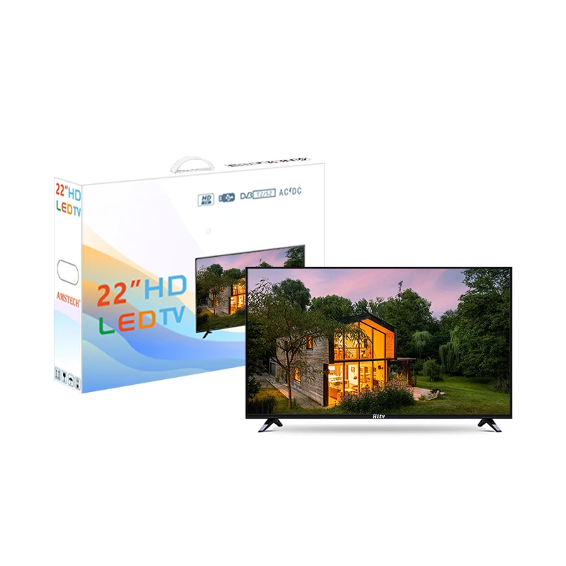 Cheap 22 Inch LED Tv DVB-T2 S2 High Definition Digital Tv Television