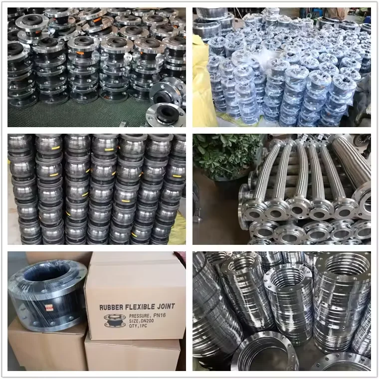 Flange  Light Weight Single Sphere  Pn16 Type Flexible Rubber Expansion Joint With High Pressure Stainless Steel Flange