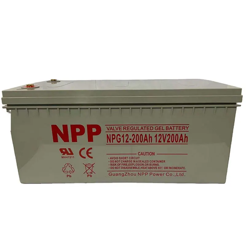 NPG 12V 200AH Lead Acid Battery (Model: NPG12-200)