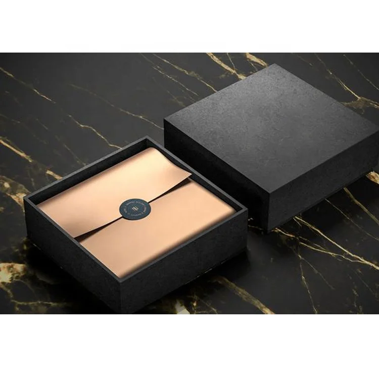 Cheap hot stamping luxury eco friendly logo printed 2 pieces rigid cardboard paper hard box custom rigid box earring jewelry box