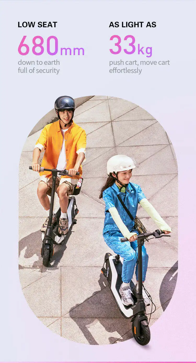 UiFi 1 Stand-Up E-scooters with Compact Seat Electric Scooter for Teens Adult