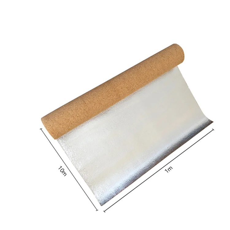 Factory Supply Flooring Underlayment Fire Resistance Heat Insulation Cork Flooring Underlayment