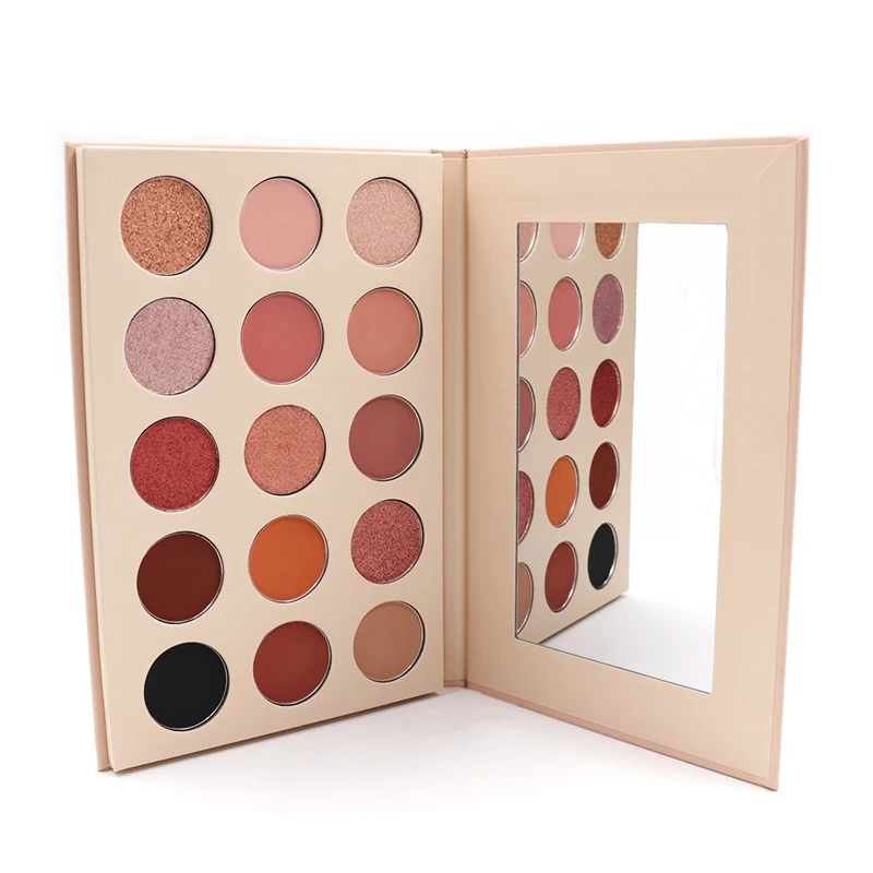 
2021 beautiful 15 color shimmer matte eyeshadow eye shadow palette makeup set for girls 