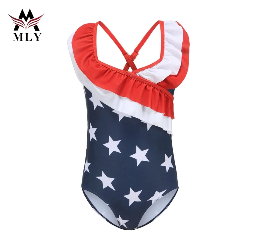 Hota sale young girls bikini swimwear one piece kids swimsuit
