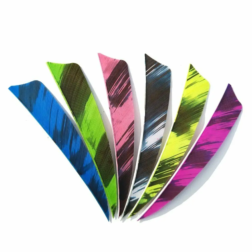 Arrow Feather Vanes Archery Accessories for Carbon Fiberglass Wood Bamboo Shaft Hunting Traditional Longbow Barebow Archery