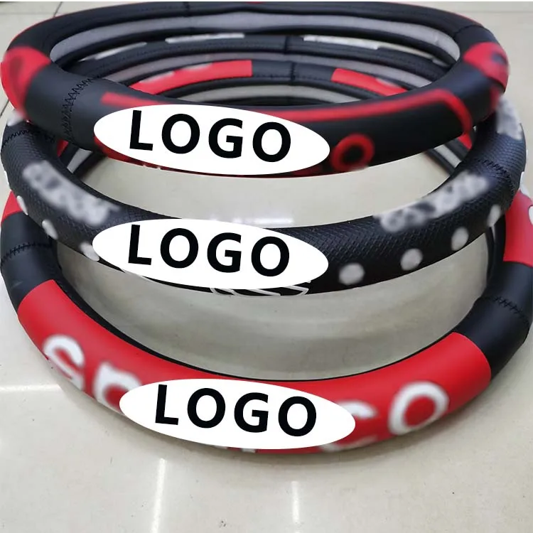 Luxury anti slip car universal sports parts suitable for BYD Toyota Honda Nissan Mitsubishi car steering wheel cover