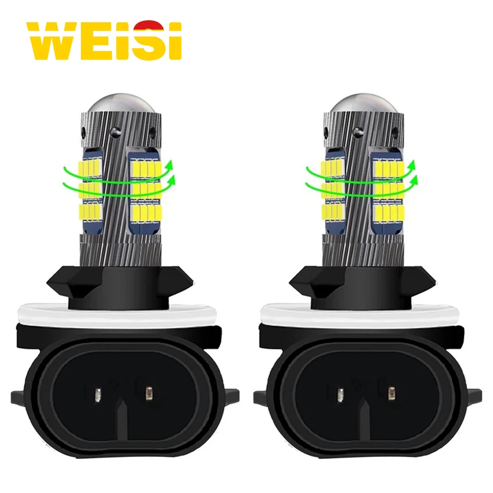 881 H3 H1 880 светодиодные противотуманные фары 2016 42SMD 12 в 6000k автомобильные ДХО дневные ходовые огни Противотуманные фары H3 H1 881 880