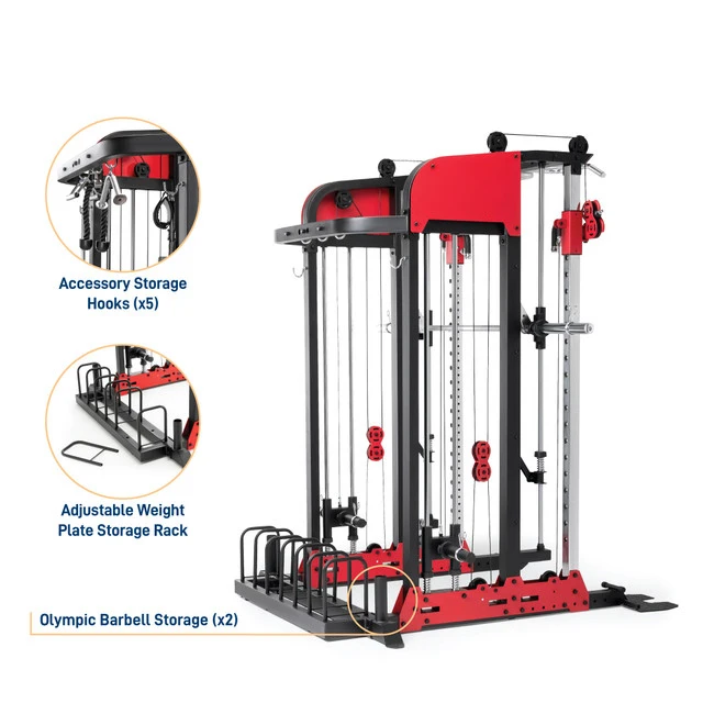 Домашний многофункциональный тренажер Smith Machine/кабель кроссовера/силовой стеллаж