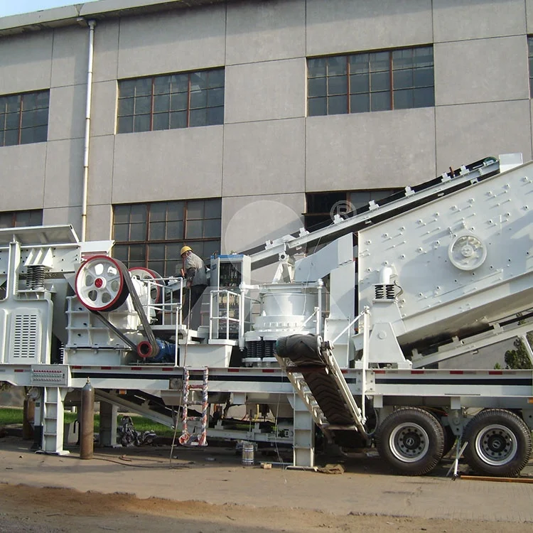 Trituradora Piedras Ore Tyre Crusher Price Mobile Jaw Cone Impact Stone Recycling Machine