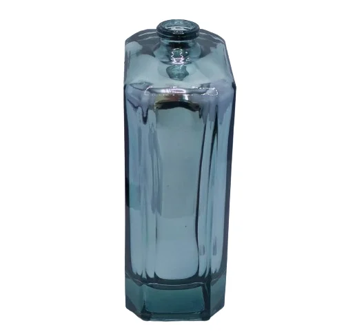 Customizable 100ml square Bottle with Internal Plating Showing the External clear Light and Bright for Empty Perfume Bottle