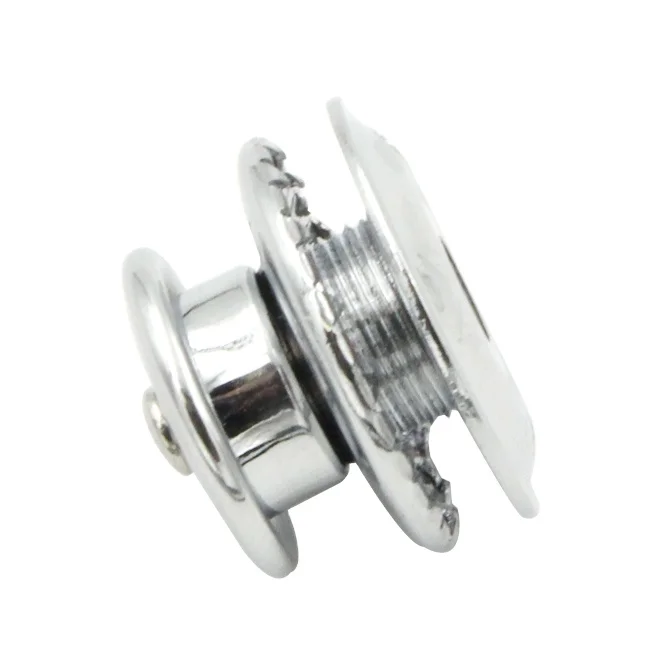 Brass Chrome UFO Buckle Canvas Fastener Chrome - brass