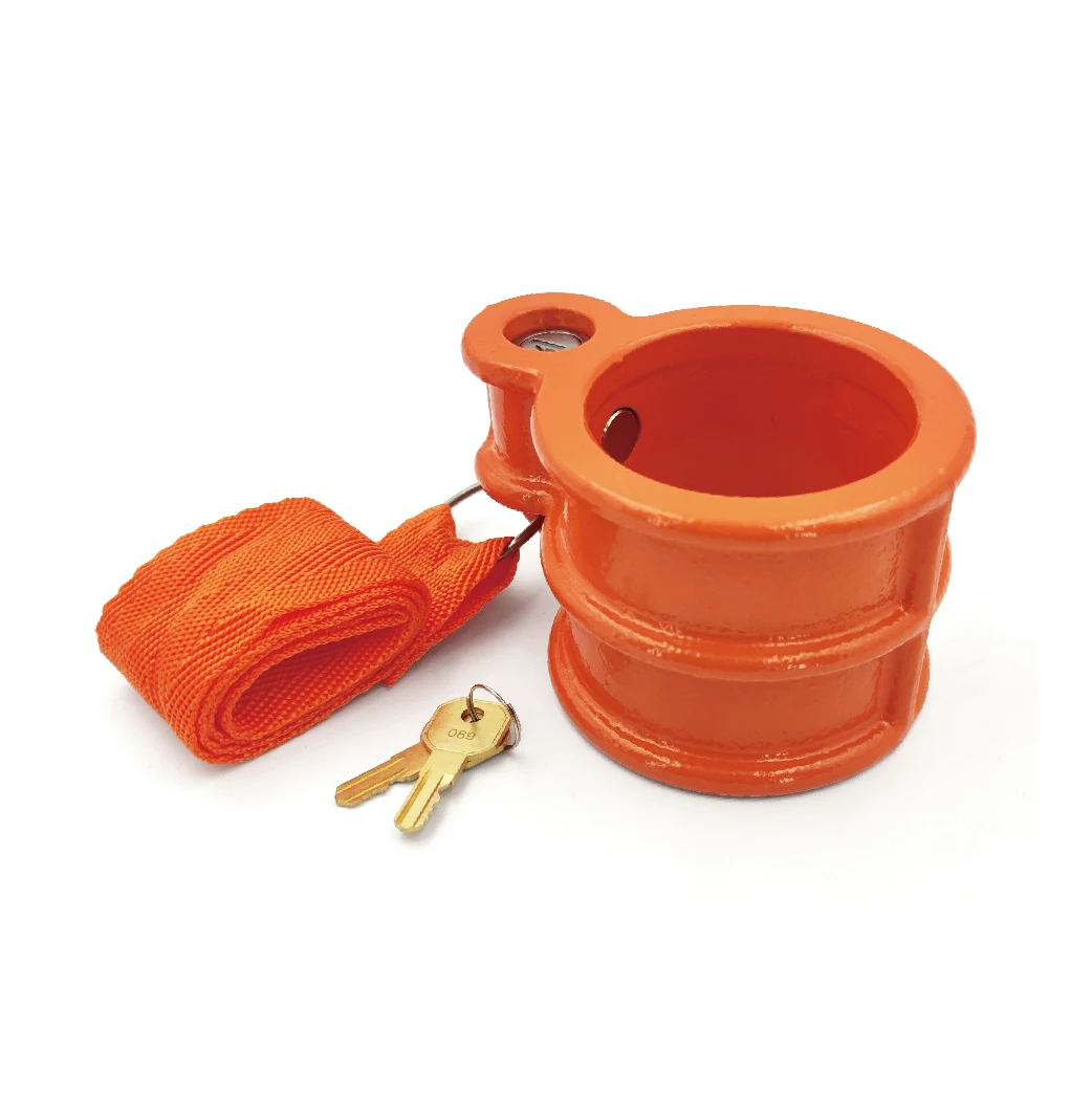 Malleable Iron steel king pin lock 5th wheel trailer lock for 2-inch king pin