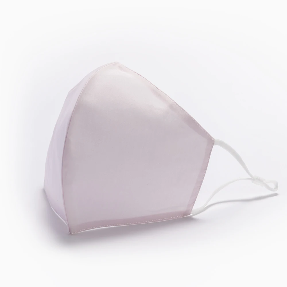 
Hot Sales Reusable 2 Layers With Filter Pocket Summer Plain Light Pink Face Cover For Woman 