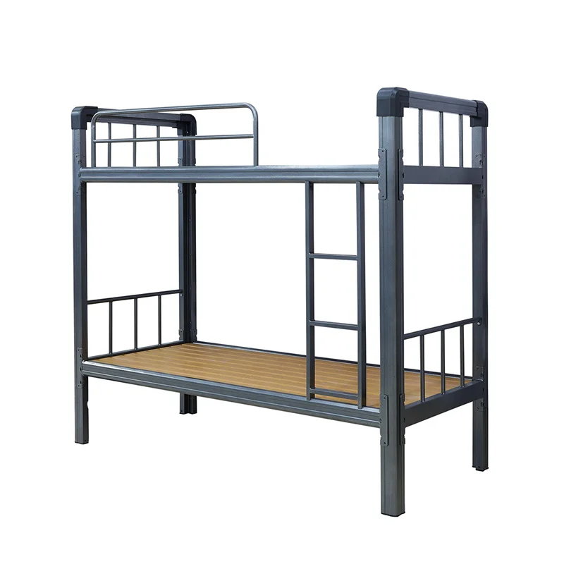 High Quality Bedroom Furniture Loft Bunk Bed with Desk Steel Wood Style Packing Modern School Epoxy Student Powder Material Iron